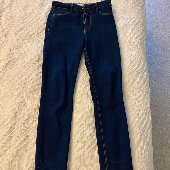 Zara high waisted skinny jeans